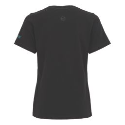 Regatta Ada Short Sleeve Womens Cotton Stretch T-Shirt Black Size 8