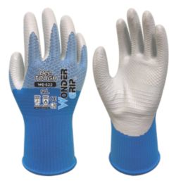 Wonder Grip WG-522W Bee-Tough Gloves Blue/White Large