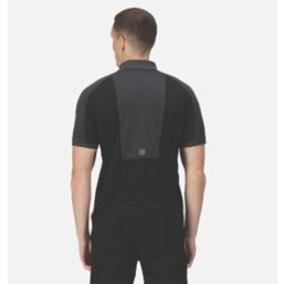 Regatta Tactical Offensive Polo Shirt Black Large 41.5" Chest