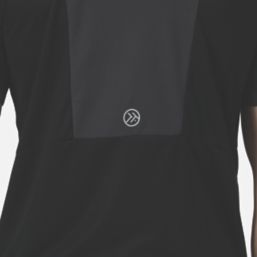 Regatta Tactical Offensive Polo Shirt Black Large 41.5" Chest