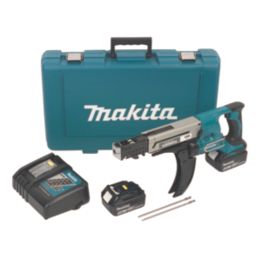 Makita DFR750RTE 18V 2 x 5.0Ah Li-Ion LXT  Cordless Auto-Feed Screwdriver