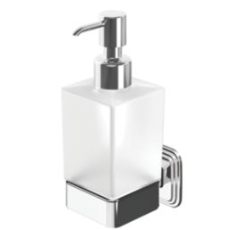 Swirl Swindale Wall-Mounted Bathroom Soap Dispenser Chrome 250ml