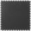 Ecotile Recycled 7mm T-Joint Interlocking Floor Tiles Black 7mm 4 Pack