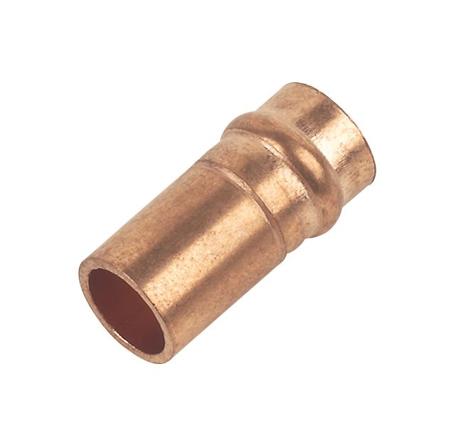 Flomasta Copper Solder Ring Fitting Reducer F 8mm x M 10mm Screwfix