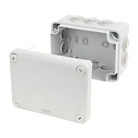 Schneider Electric 10-Entry Rectangular Junction Box with Knockouts