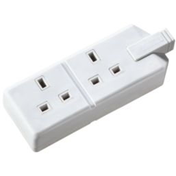 UNITED ELECTRICAL 15 Metre Extension Cord White 10 amp