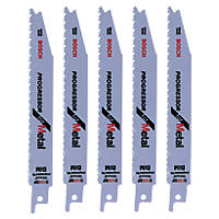 Bosch  S123XF Reciprocating Saw Blades 150mm 5 Pack