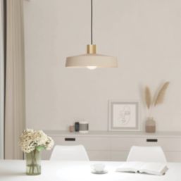 Eglo Valdiola Pendant Light Sandy/Brushed Brass