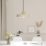 Eglo Valdiola Pendant Light Sandy/Brushed Brass