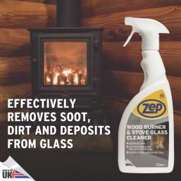 Zep   Wood Burner & Stove Glass Cleaner 750ml