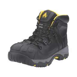 Amblers AS803 Size 12  Black Waterproof Steel Toe Cap Safety Boots