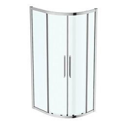 Ideal Standard I.life Semi-Framed Offset Quadrant Shower Enclosure Non-Handed Silver 800mm x 1000mm x 2005mm