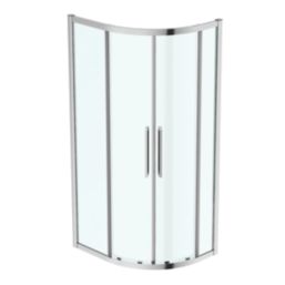 Ideal Standard I.life Semi-Framed Offset Quadrant Shower Enclosure Non-Handed Silver 800mm x 1000mm x 2005mm