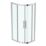 Ideal Standard I.life Semi-Framed Offset Quadrant Shower Enclosure  Silver 800mm x 1000mm x 2005mm