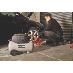 Titan TTB797CPR 24Ltr  Electric Oil-Free Air Compressor with 5 Piece Accessory Kit 220-240V