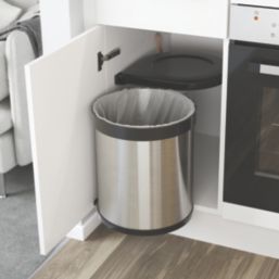 Essentials Vigote Swing-Out Bin Anthracite 13Ltr