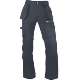 Dickies Redhawk Pro Work Trousers Navy Blue 38" W 32" L