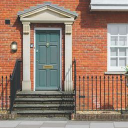 4lite  Outdoor IP65 Half Wall Lantern Black