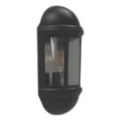 4lite  Outdoor IP65 Half Wall Lantern Black