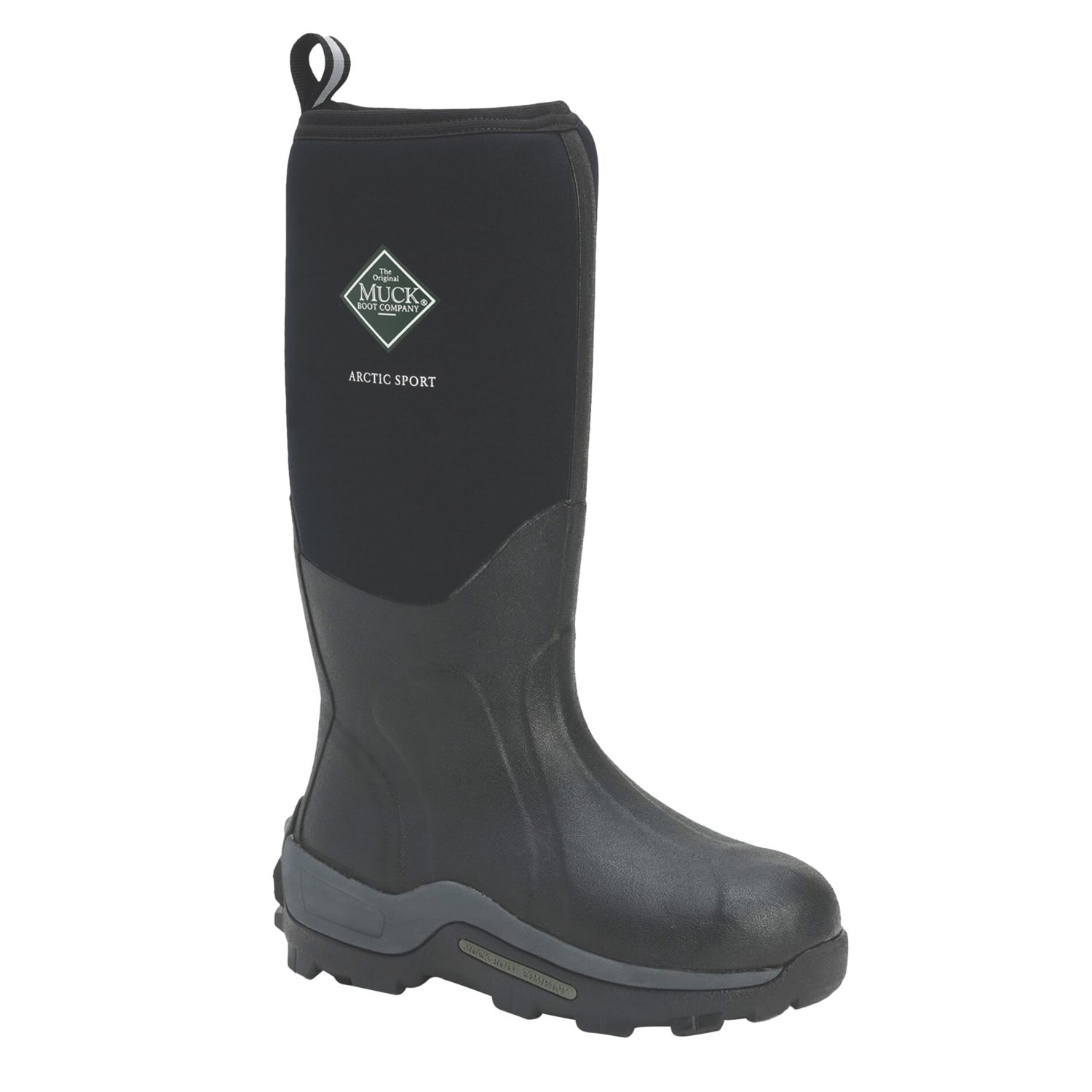 Muck Boots Arctic Sport Size 6 Black Non Safety Wellies (976XR)