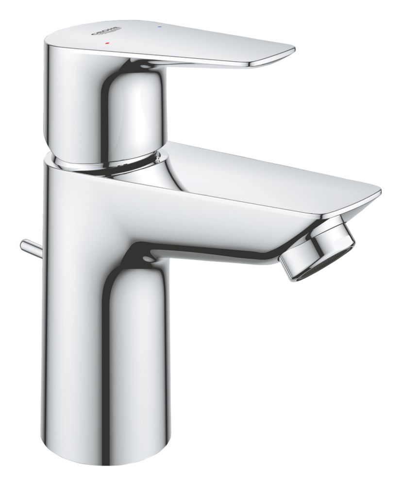 NRG Waterfall Basin Sink Mixer Tap Chrome Bathroom Lever Faucet - 6