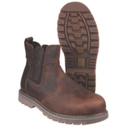 Amblers FS165 Size 13  Brown  Steel Toe Cap Safety Dealer Boots
