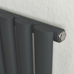 Azur Eclipse 1800mm x 480mm 3341BTU Anthracite Vertical Designer Radiator