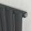 Azur Eclipse 1800mm x 480mm 3341BTU Anthracite Vertical Designer Radiator