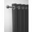 Rothley Polished Gunmetal Extendable Curtain Pole w/ Orb Finials 28mm x 125-216cm