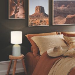 Eglo Bellariva Table Lamp Grey/White