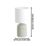 Eglo Bellariva Table Lamp Grey/White