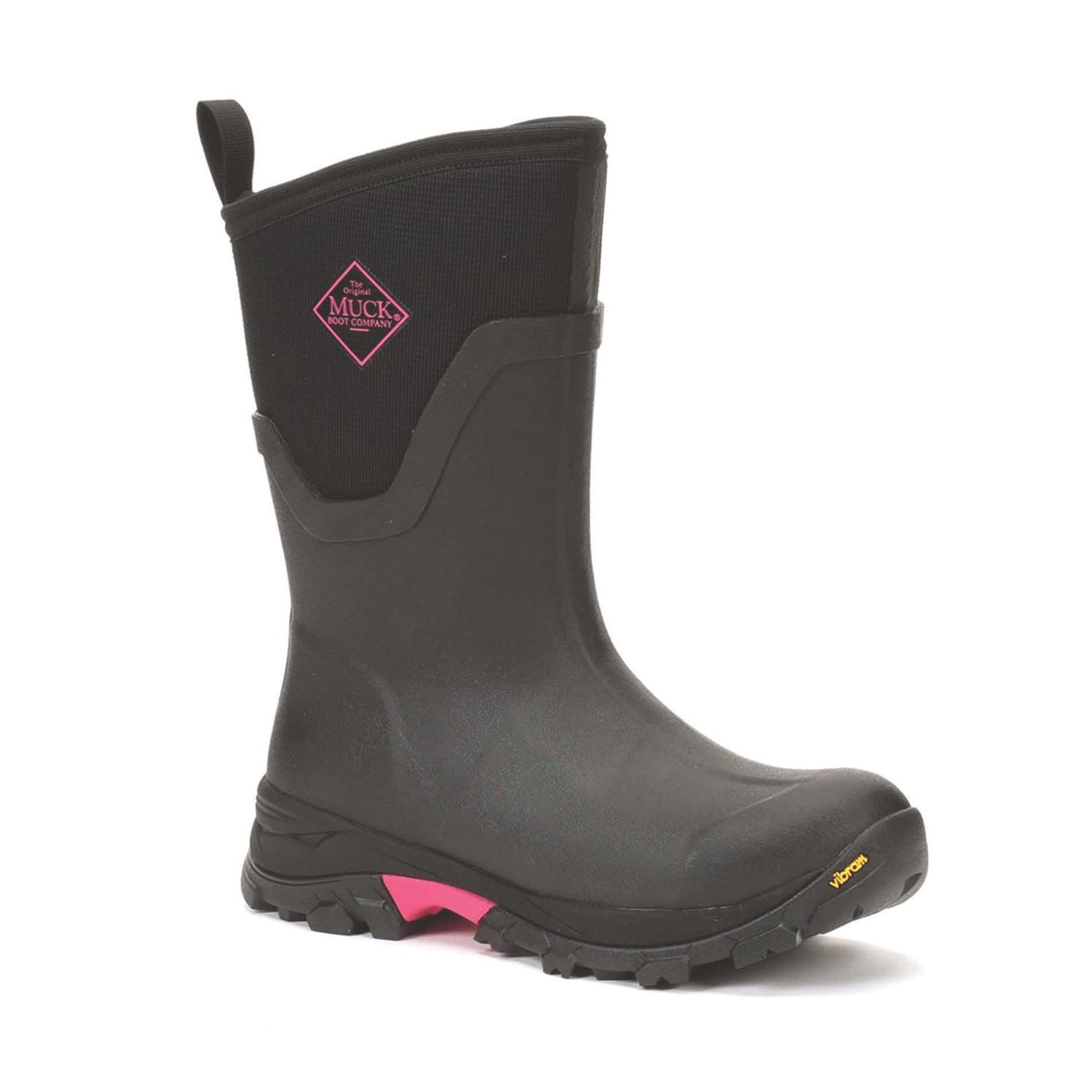 Muck Boots Arctic Ice Mid Size 6 Womens Black Non Safety Wellies (977CW)