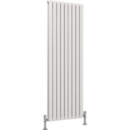 Reina Harley Double 1800mm x 630mm 6241BTU White Vertical Designer Radiator