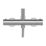 Gainsborough Round Dual Outlet HP Rear-Fed Exposed Chrome Thermostatic Cool Touch Mixer Shower