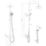Gainsborough Round Dual Outlet HP Rear-Fed Exposed Chrome Thermostatic Cool Touch Mixer Shower