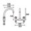 Bristan VAC2 DSM C MT Club Deck Mounted Sink Mixer Chrome