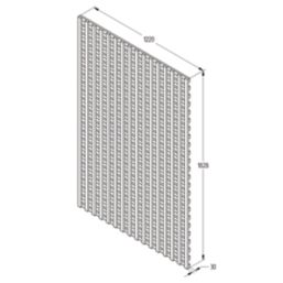 Forest Premium Softwood Rectangular Trellis 4' x 6' 5 Pack