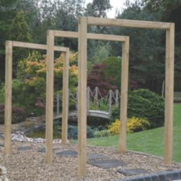 Forest Sleeper 5' x 8' (Nominal) Timber Arch 3 Pcs