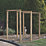 Forest Sleeper 5' x 8' (Nominal) Timber Arch