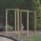 Forest Sleeper 5' x 8' (Nominal) Timber Arch 3 Pcs