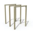 Forest Sleeper 5' x 8' (Nominal) Timber Arch 3 Pcs