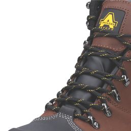 Amblers FS226   Safety Boots Brown/Black Size 11