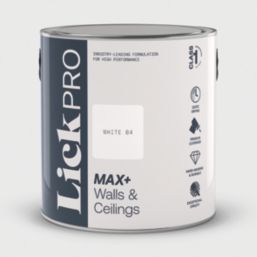 LickPro Max+ 2.5Ltr White 04 Eggshell Emulsion  Paint