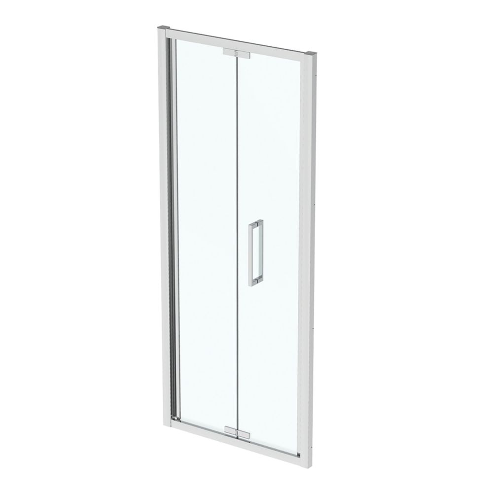 NRG Offset Quadrant Shower Enclosure Corner Entry Sliding Door Easy Clean Glass - 900mmx800mm Matte Black
