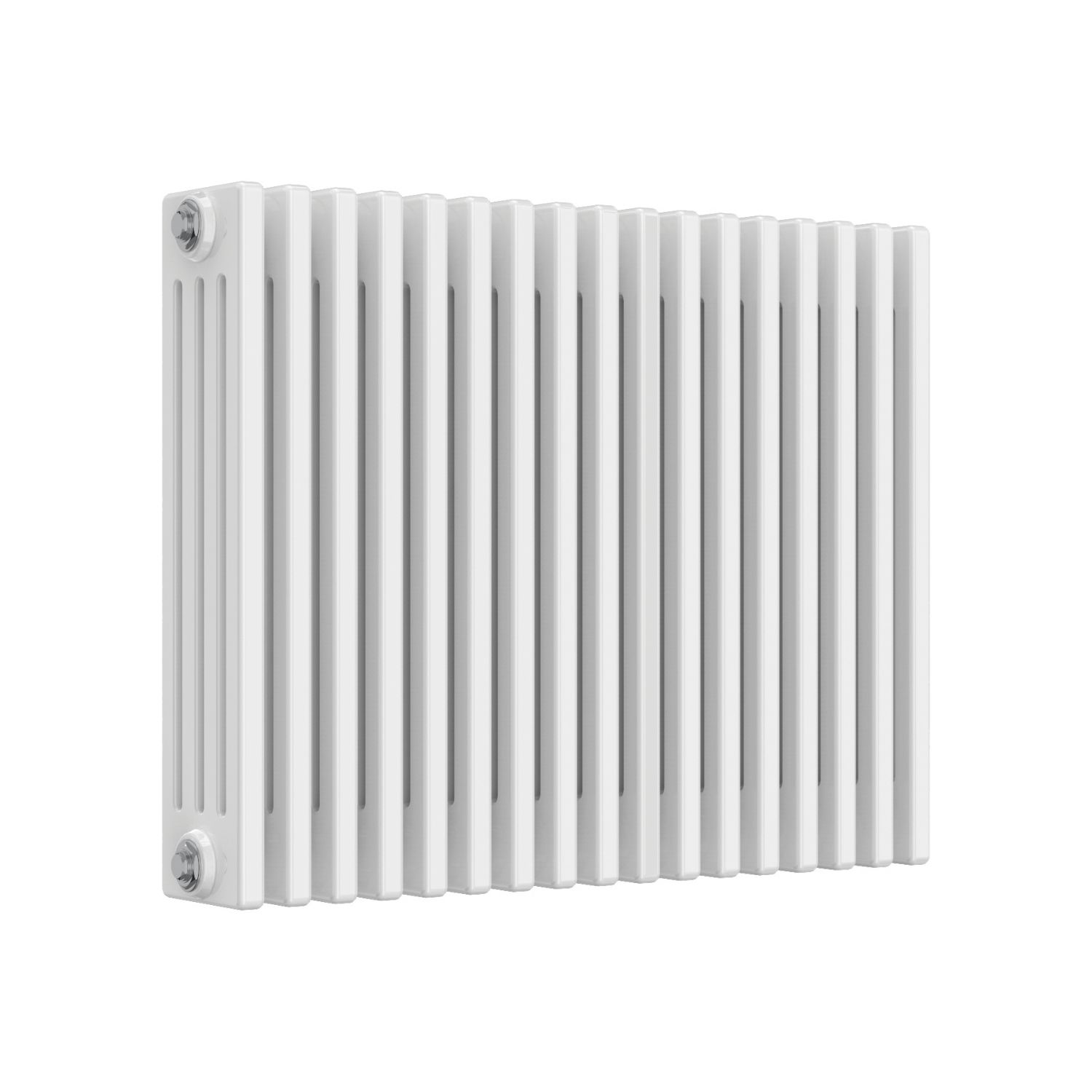 Reina 600mm x 785mm 4427BTU White Horizontal 4 Column Radiator (977LH)