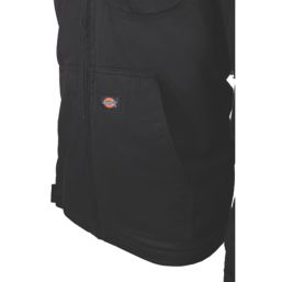 Dickies Sherpa Lined Duck  Jacket Rinsed Black X Large 46-48" Chest