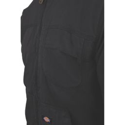 Dickies Sherpa Lined Duck  Jacket Rinsed Black X Large 46-48" Chest