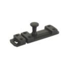 Smith & Locke Flat Door Bolt Matt Black 60mm