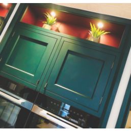 VEW Galaxy Round LED Cabinet Light Steel 2.6W 182lm