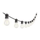 4lite Antheia 6.1m Outdoor LED Solar-Powered Festoon Lights 26lm